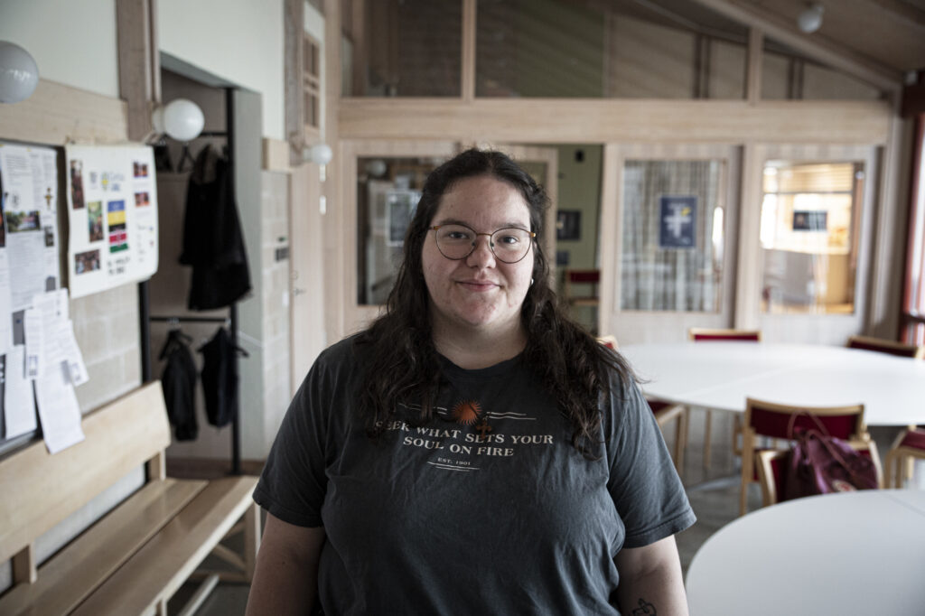 Maria Wetterberg är administrativ assistent i katolska församlingen.
