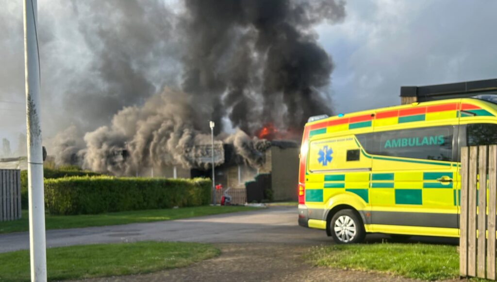 Brand i radhus