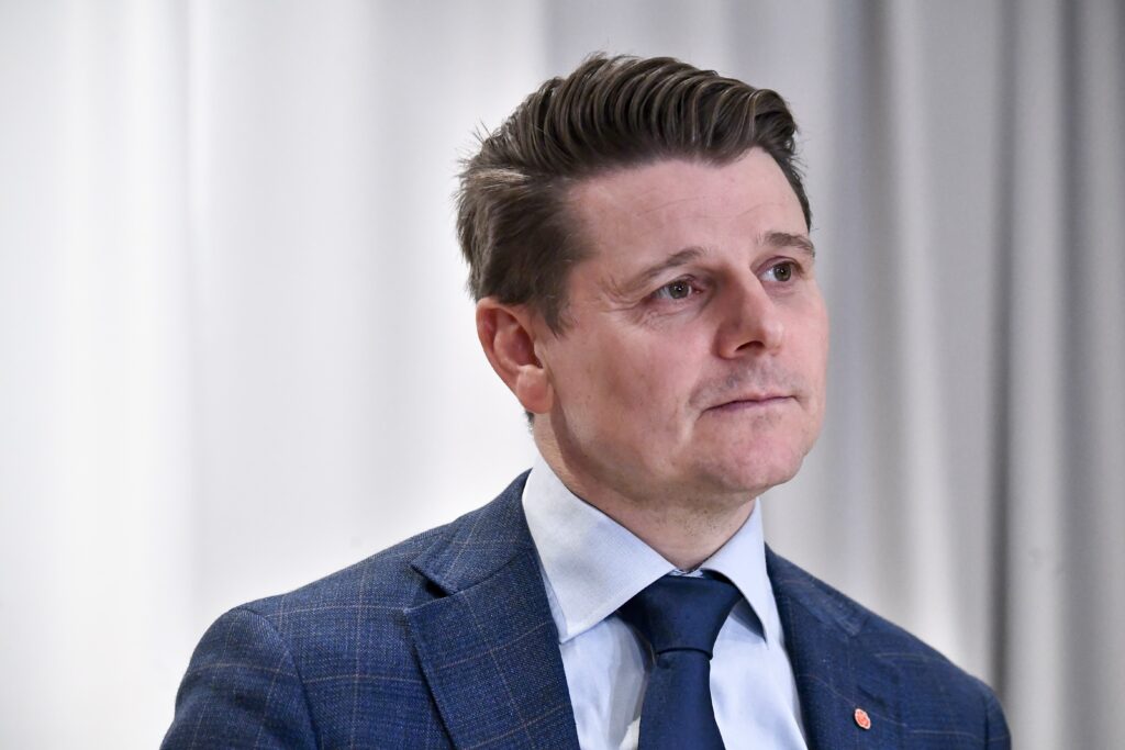 Socialdemokraternas Skåneordförande Niklas Karlsson