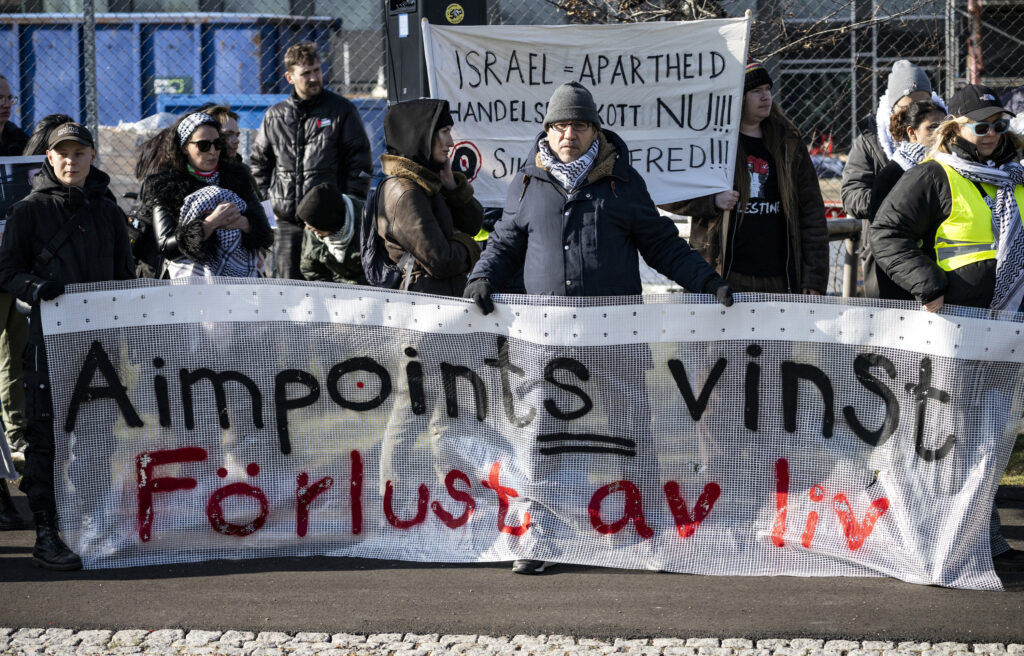 Propalestinsk demonstration.