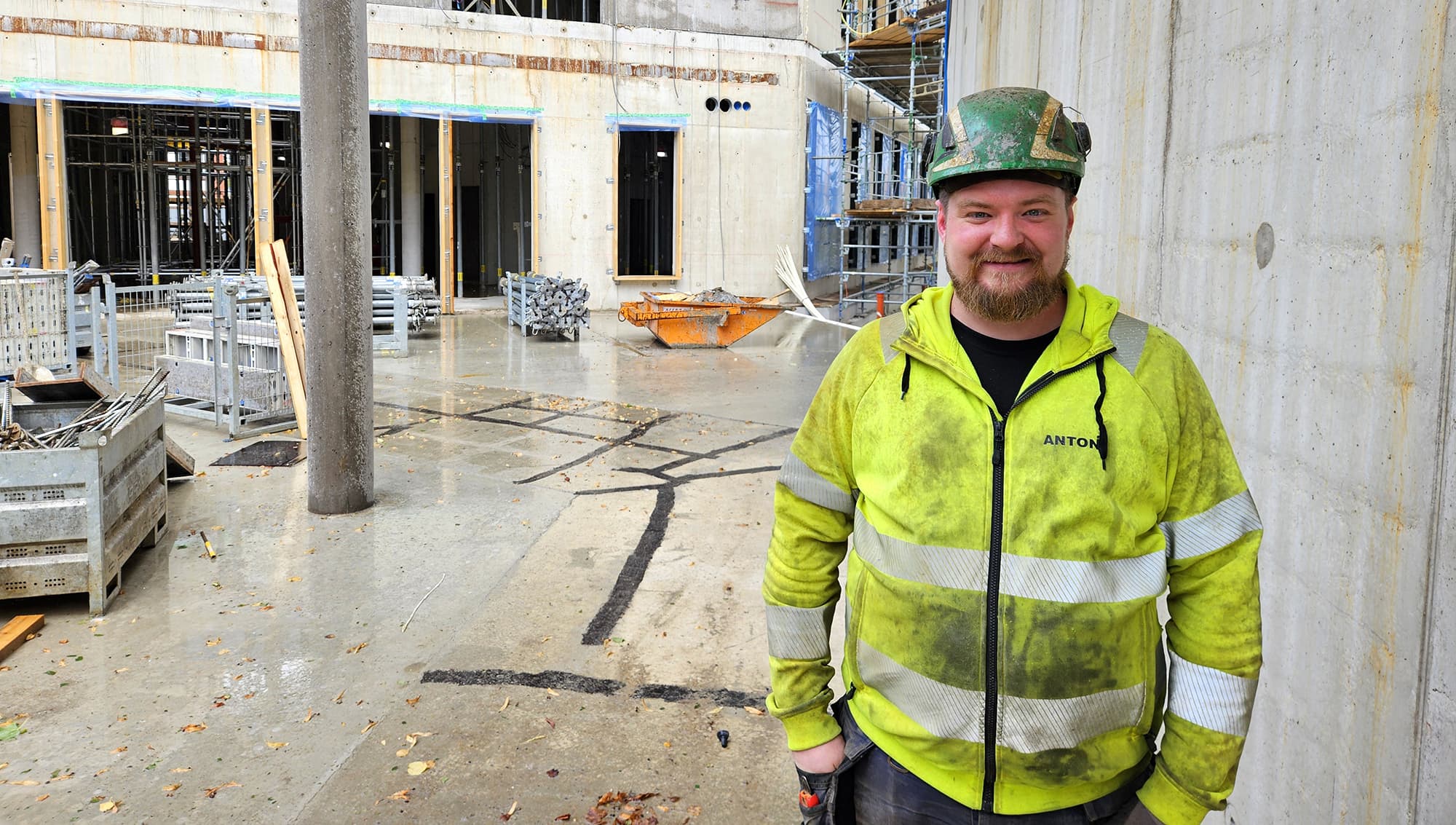 Han blev skyddsombud efter fall från 4 meter