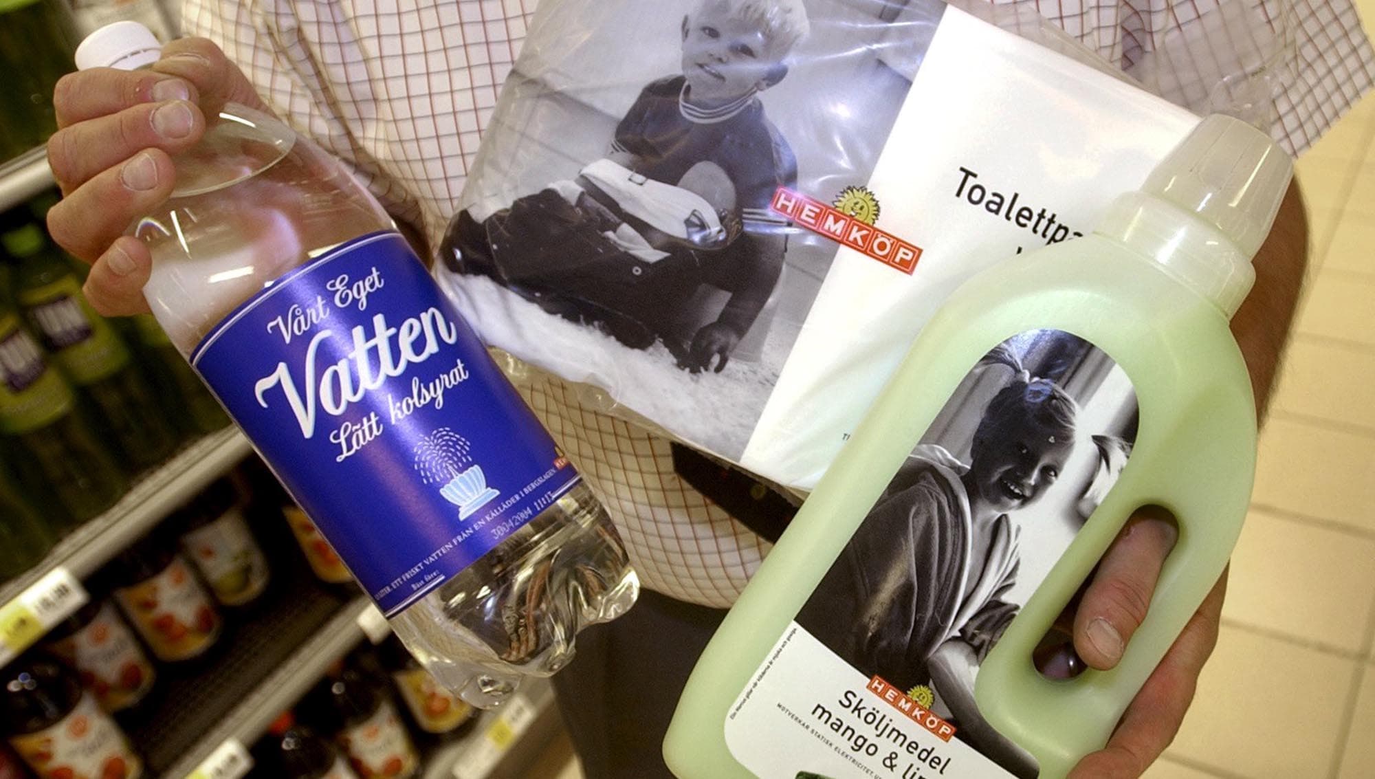 Handelns egna varumärken tar allt större plats i livsmedelsbutiker