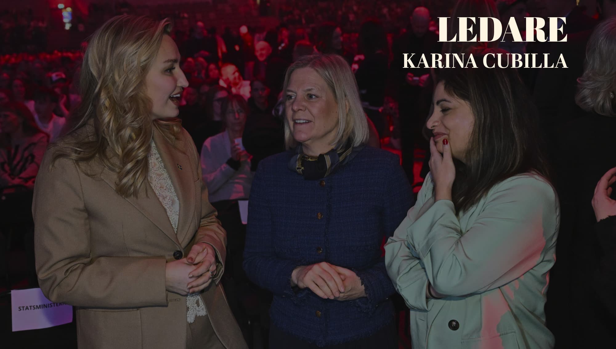 Nej S, det går inte att lita på Ebba Busch