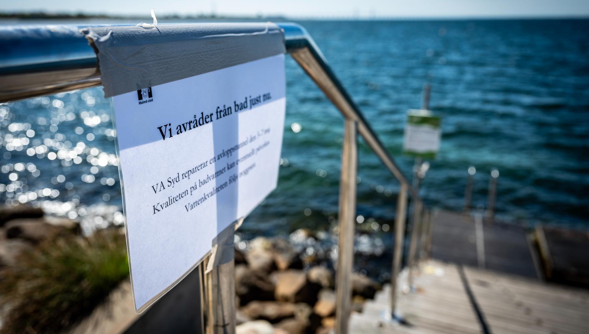 Nya prover visar fortsatt badförbud på flera platser i Malmö – men inte alla